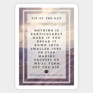 Tip of the Day Sticker